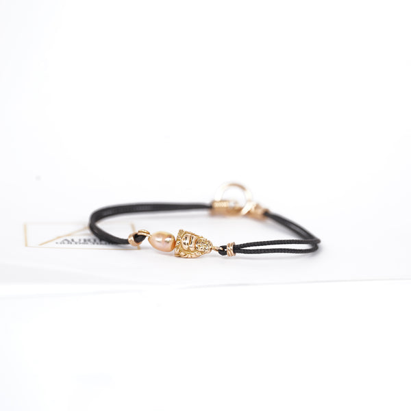 Aurifex Goldschmiede Koblenz Armband aus der Kollektion Sybolique in Rotgold mit Perle
