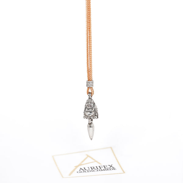 Aurifex Goldschmiede Koblenz Anhänger aus der Kollektion Symbolique in Platin mit Buddha