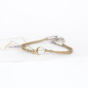 Aurifex Goldschmiede Koblenz Armband aus der Kollektion Feine Form mit Sternen in Silber mit Gelbgold 