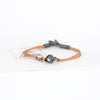 Aurifex Goldschmiede Koblenz Armband aus der Kollektion Feine Form mit Sternen in Silber mit Rotgold 