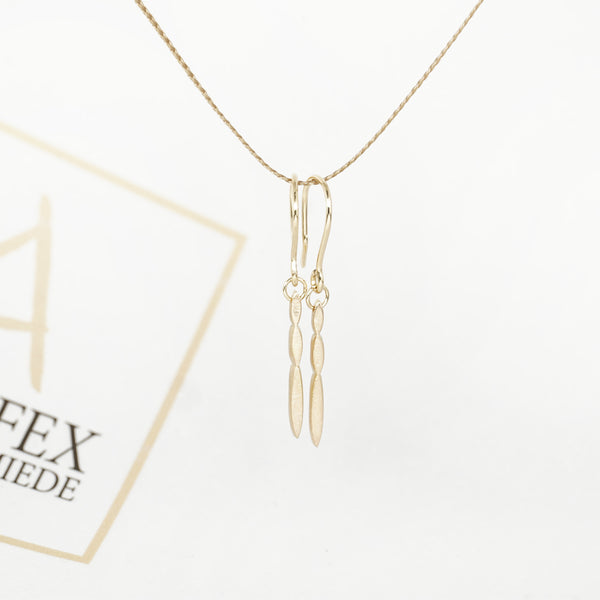 Ohrringe leicht aus der Kollektion Feine Form in Gelbgold