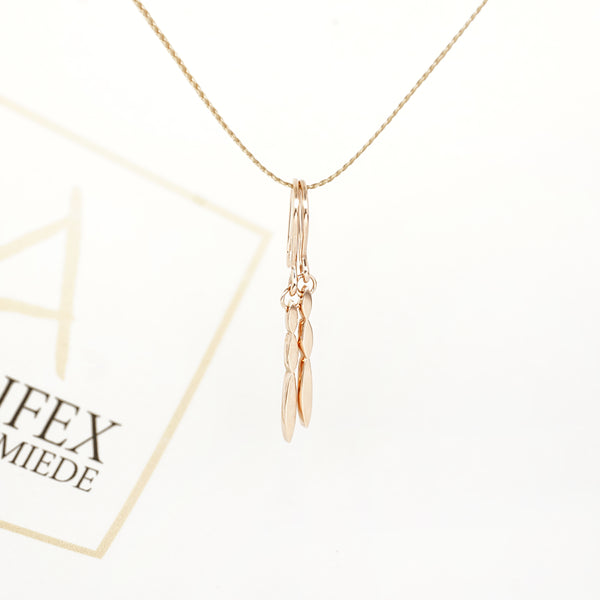 Aurifex Goldschmiede Koblenz Ohrschmuck zart aus der Kollektion Feine Form in Rotgold