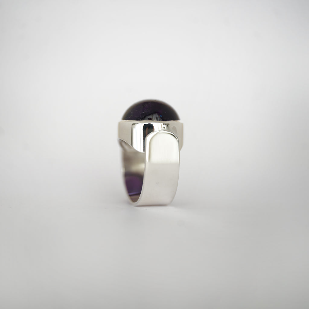 Aurifex Goldschmiede Koblenz Ring aus der Kollektion Silber in Silber mit Amethyst