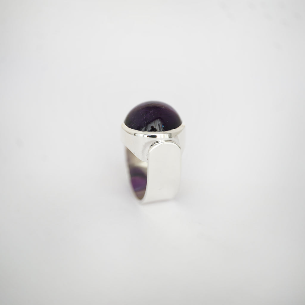 Aurifex Goldschmiede Koblenz Ring aus der Kollektion Silber in Silber mit Amethyst
