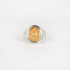 Aurifex Goldschmiede Koblenz Ring aus der Kollektion Unikat in Silber mit Gelbgold besetzt mit Opal aus Äthiopien