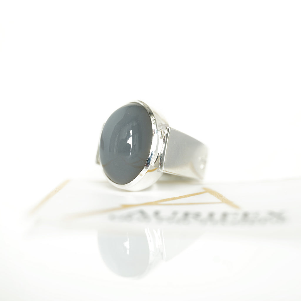 Aurifex Goldschmiede Koblenz Ring aus der Kollektion Silber in Silber mit Mondstein