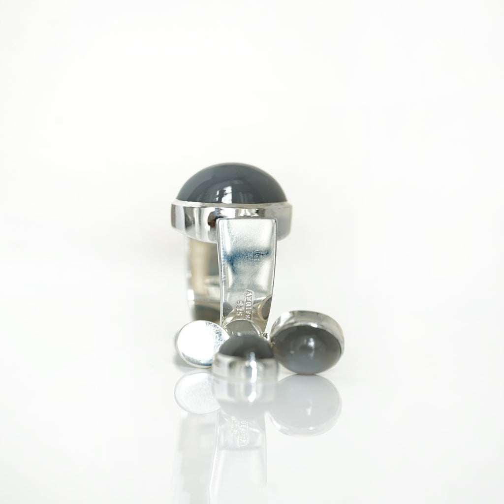 Aurifex Goldschmiede Koblenz Ring aus der Kollektion Silber in Silber mit Mondstein
