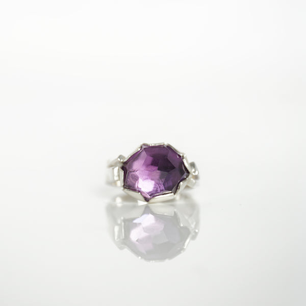 Aurifex Goldschmiede Koblenz Ring aus der Kollektion Silber in Silbert mit Amethyst