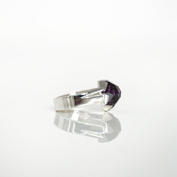 Aurifex Goldschmiede Koblenz Ring aus der Kollektion Silber in Silbert mit Amethyst