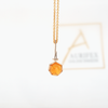 Aurifex Goldschmiede Koblenz Halsschmuck aus der Kollektion Unikat in Rotgold mit Mandarin Granat