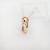 Aurifex Goldschmiede Koblenz Ring  aus der Kollektion Unikat in Rotgold mit Mandarin Granat