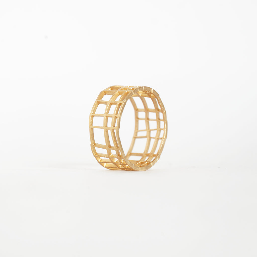 Aurifex Goldschmiede Koblenz Ring aus der Kollektion Carré in Rotgold