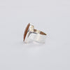 Aurifex Goldschmiede Ring aus der Kollektion Unikat in Silber mit Mondstein im Rosenschliff 