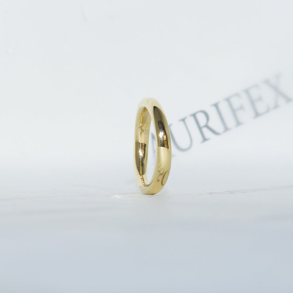 Aurifex Goldschmiede Koblenz Ring aus der Kollektion PUR Gelbgold