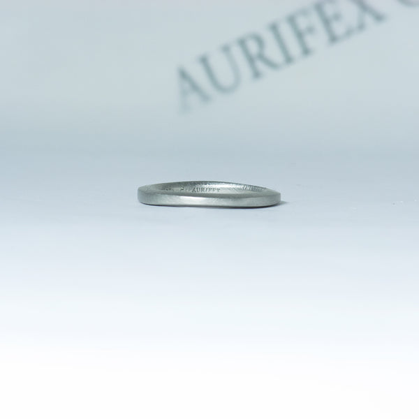 Aurifex Goldschmiede Ring aus der Kollektion PUR in Platin