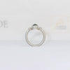 Aurifex Goldschmiede Ring aus der Kollektion Unikat in Platin mit Opal und zwei Brillanten