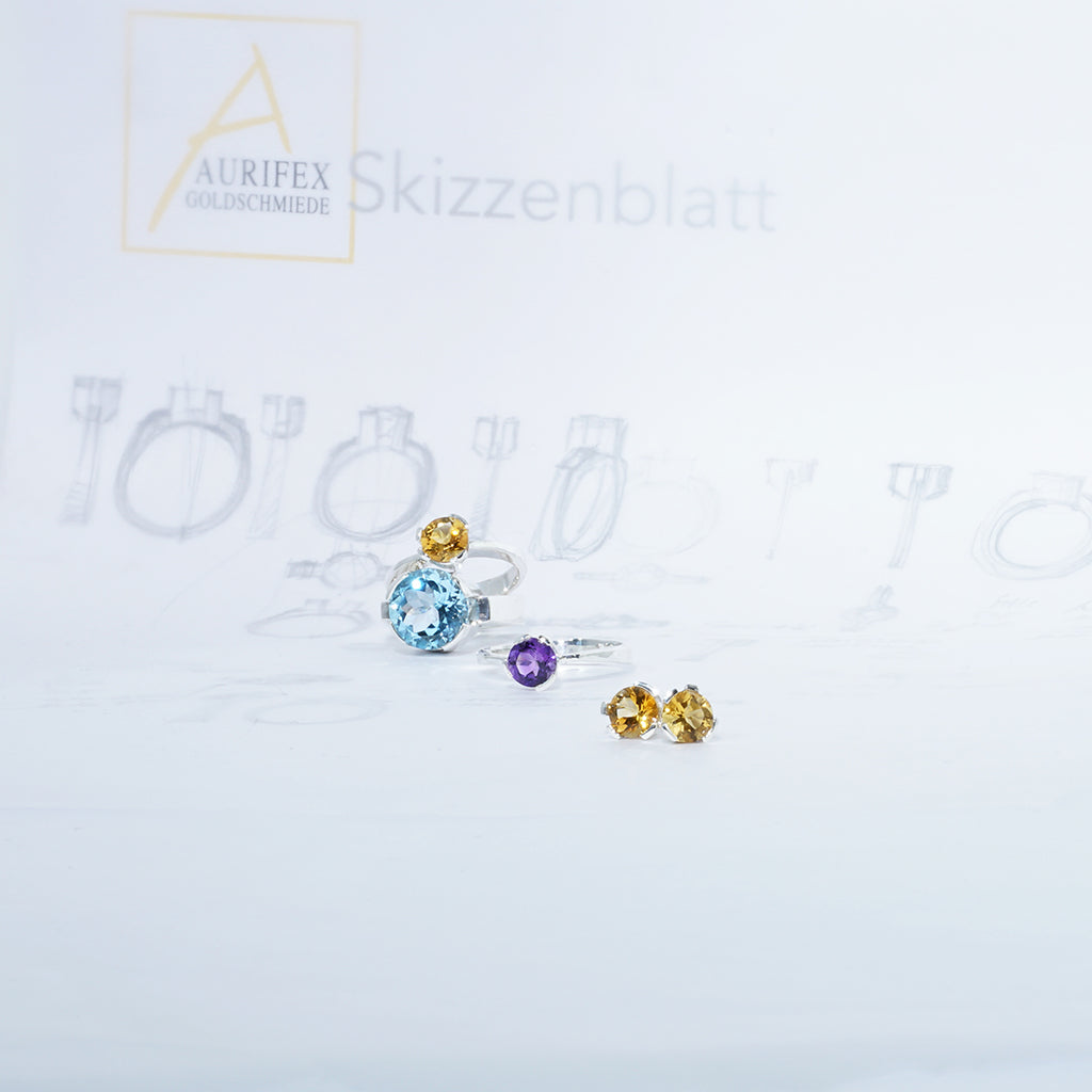 Aurifex Goldschmiede Koblenz Kollektion Facettenreich in Silber