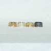Aurifex Goldschmiede Koblenz Set der Koblenzer Ringe in Silber, Silber mit Gold und Gold