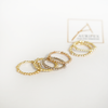 Aurifex Goldschmiede Koblenz Ringe aus der Kollektion Feine Form in Gold mit Kugeln