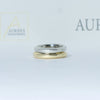 Aurifex Goldschmiede Koblenz Ringe aus der Kollektion PUR in Platin und Gelbgold