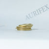 Aurifex Goldschmiede Koblenz Ringe aus der Kollektion PUR in Gelbgold